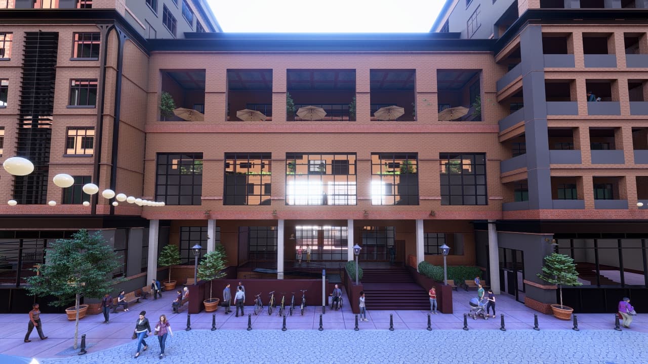 rendering of library